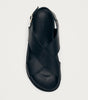 Nico Black Leather Sandals