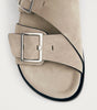 Alba Suede Beige Leather Sandals