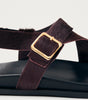 Siren Soft Burgundy Leather Sandals