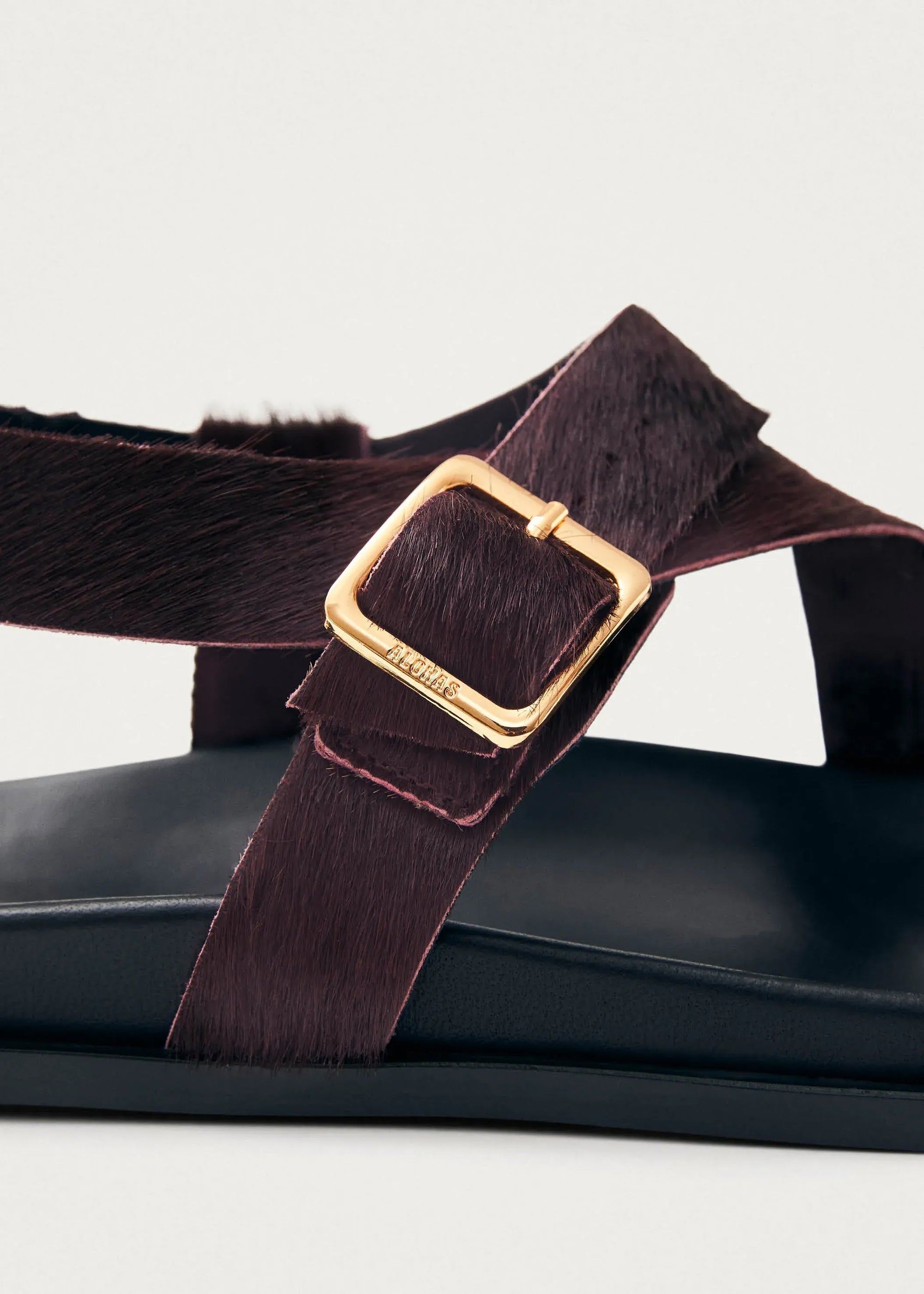 Siren Soft Burgundy Leather Sandals