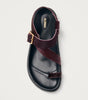 Siren Soft Burgundy Leather Sandals