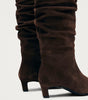 Kalila Suede Brown Leather Boots