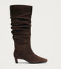 Kalila Suede Brown Leather Boots