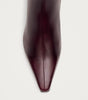 Ambar Rift Burgundy Leather Ankle Boots