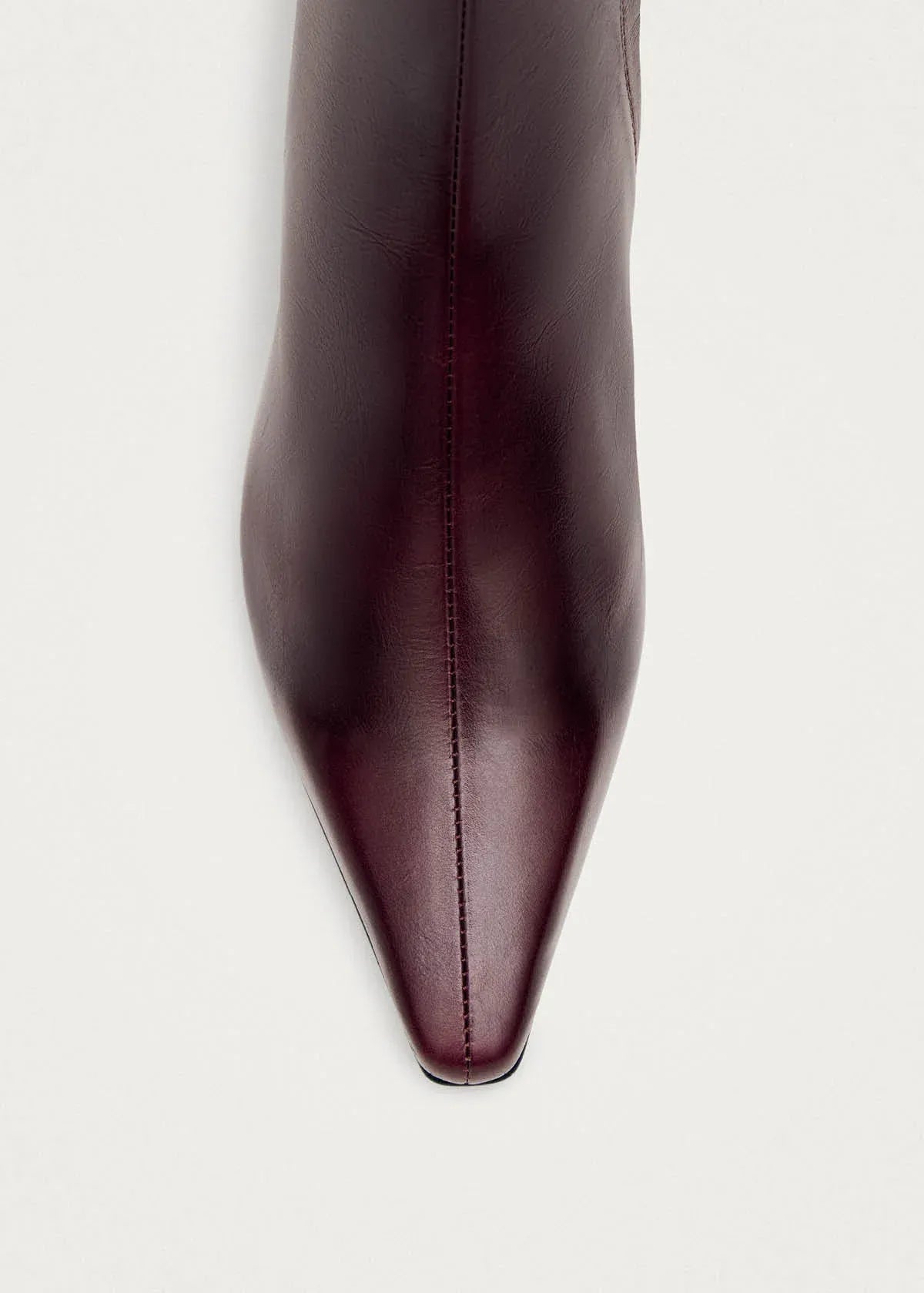 Ambar Rift Burgundy Leather Ankle Boots