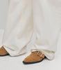 Eras Suede Tan Leather Ankle Boots