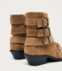 Eras Suede Tan Leather Ankle Boots