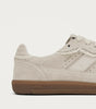 Tb.490 Crochet Cream Leather Sneakers