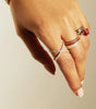 Baguette eternity ring