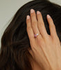 Pearl toi et moi ring