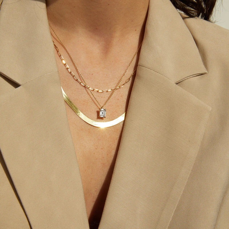 Solitaire necklace