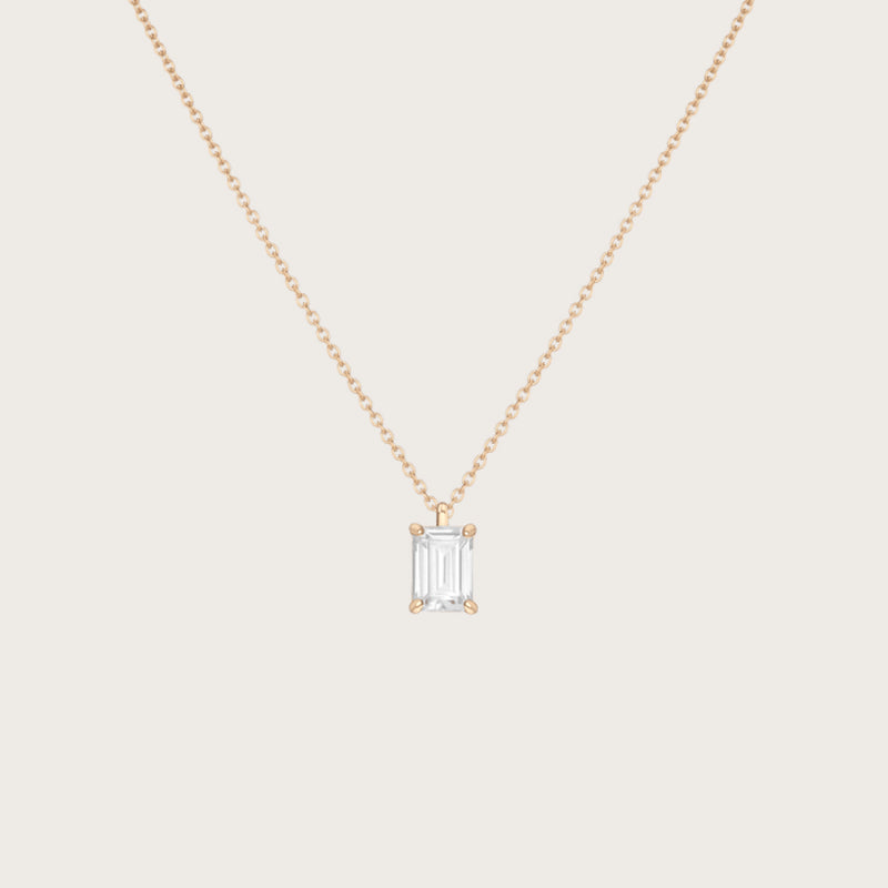 Solitaire necklace