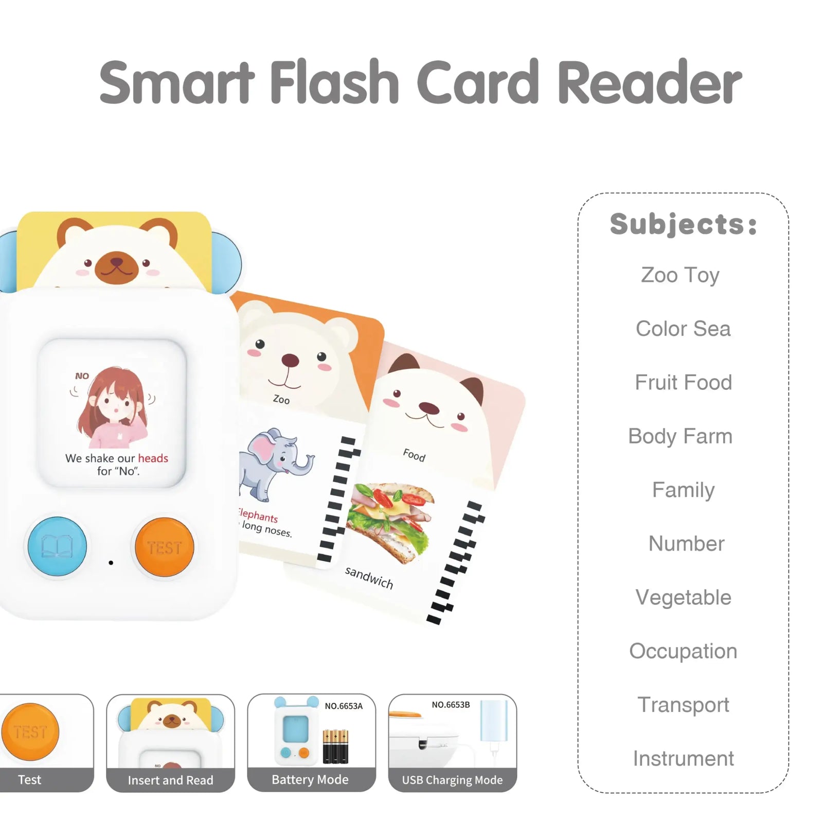 Smart flash card reader