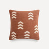 Chevron hand-tufted pillow