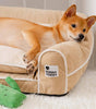 Deluxe flannel double-layer orthopedic dog sofa bed