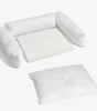 Deluxe flannel double-layer orthopedic dog sofa bed