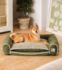 Deluxe flannel double-layer orthopedic dog sofa bed