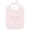 Sleeping cutie bib pink