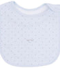 Saturday polka dot bib blue