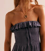 Lush life linen strapless