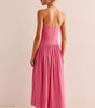 Onda drop-waist tube midi