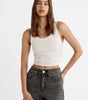 Ripped denim shorts D75