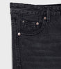 Ripped denim shorts D75