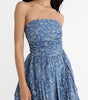 Short dress with shiny sleeves