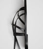 Flat leather sandals with straps