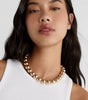 Metal ball necklace