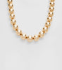 Metal ball necklace