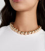 Metal ball necklace