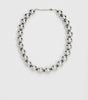 Metal ball necklace