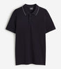 Slim fit cotton polo shirt