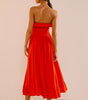 Lush life linen strapless