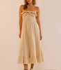 Lush life linen strapless