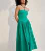 Onda drop-waist tube midi