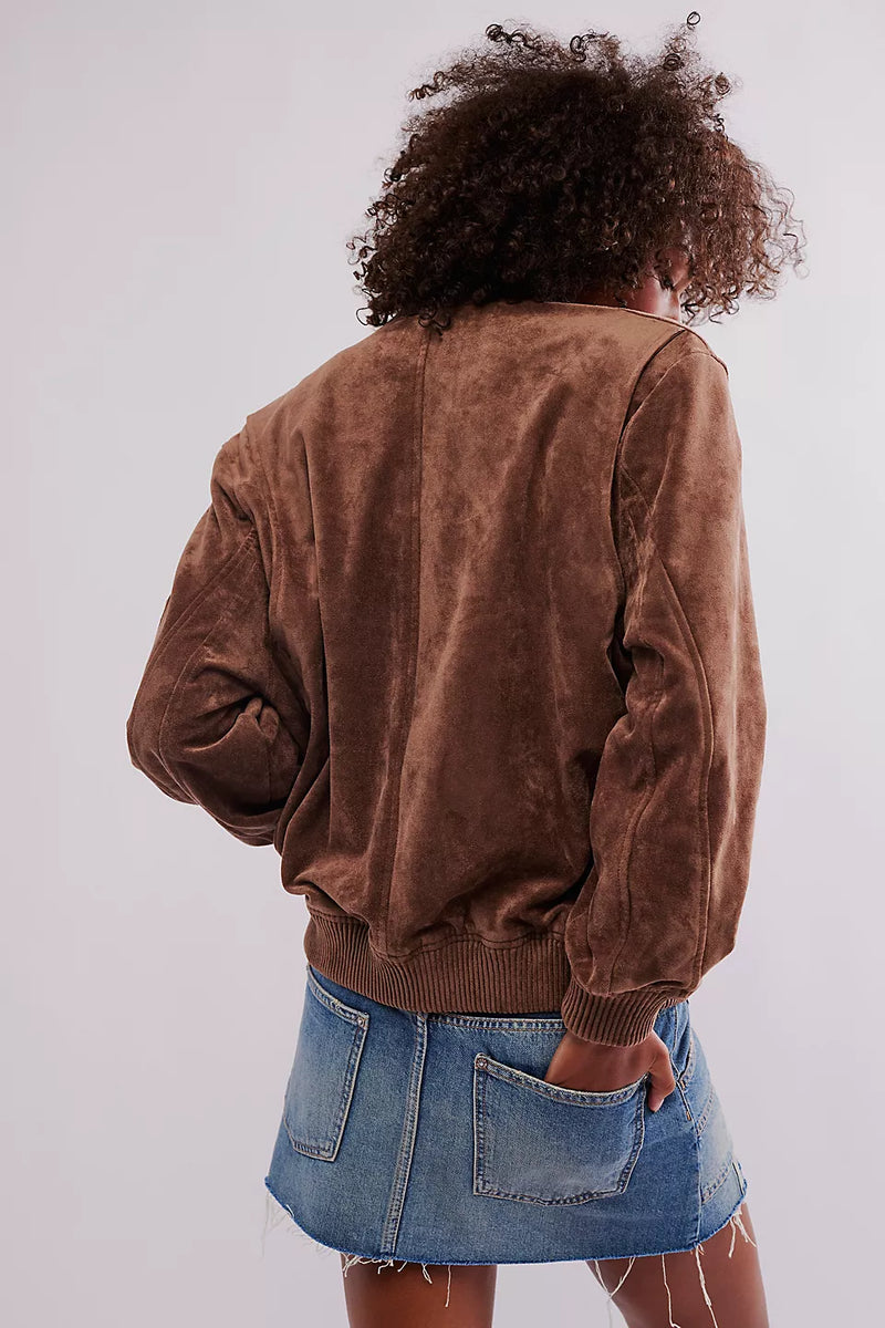 Brick wall bomber jacket