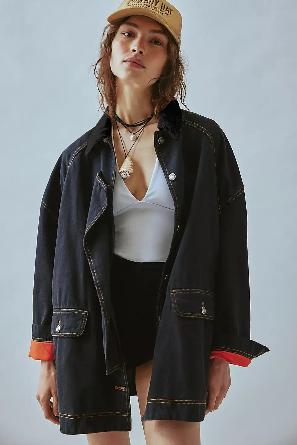 We the free denim barn coat