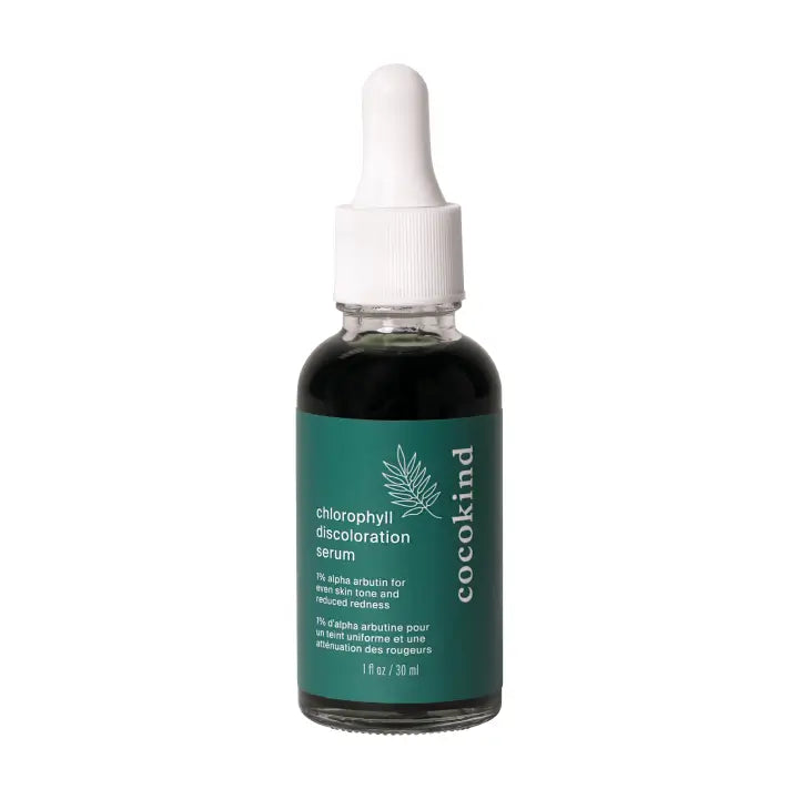 Chlorophyll discoloration serum