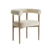 Boucle dining chair