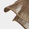 Suspension shade jute natural finish