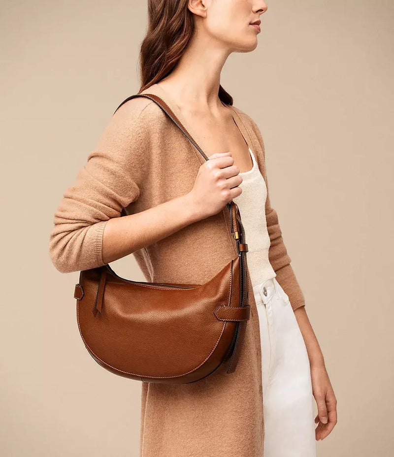 Harwell leather hobo bag