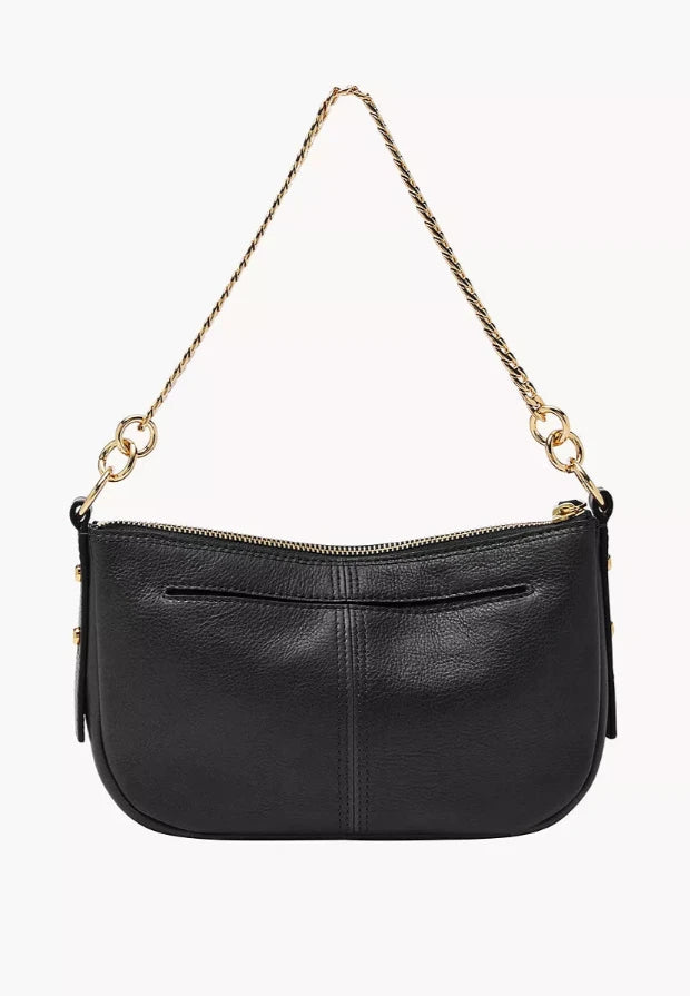 Jolie-1 leather baguette bag