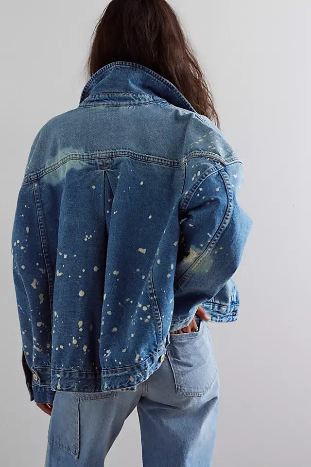 We the free opal swing denim jacket