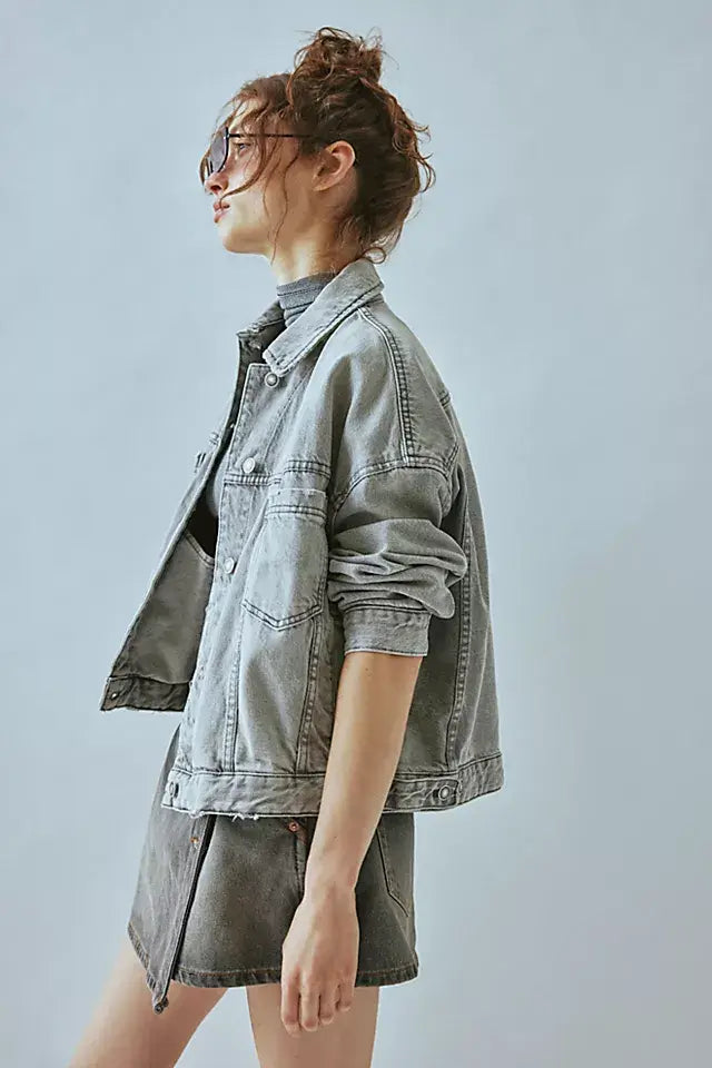 We the free opal swing denim jacket