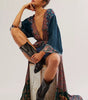 Bombay mixed print kimono