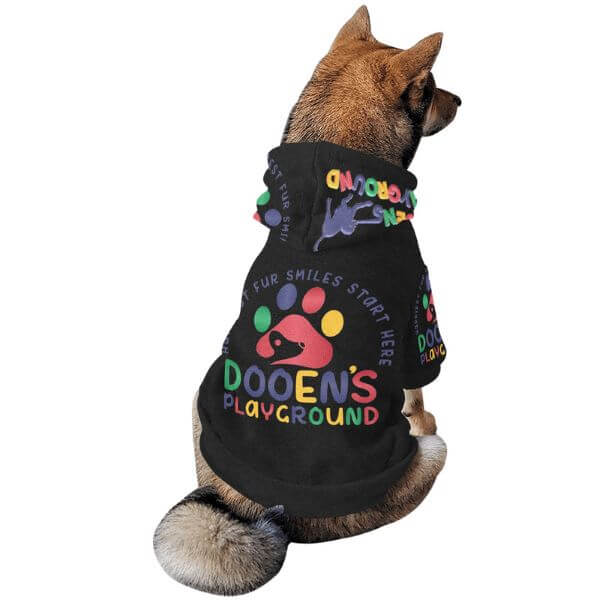 Custom design dog hoodie