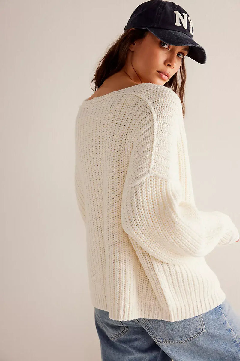 Cuddle v neck sweater