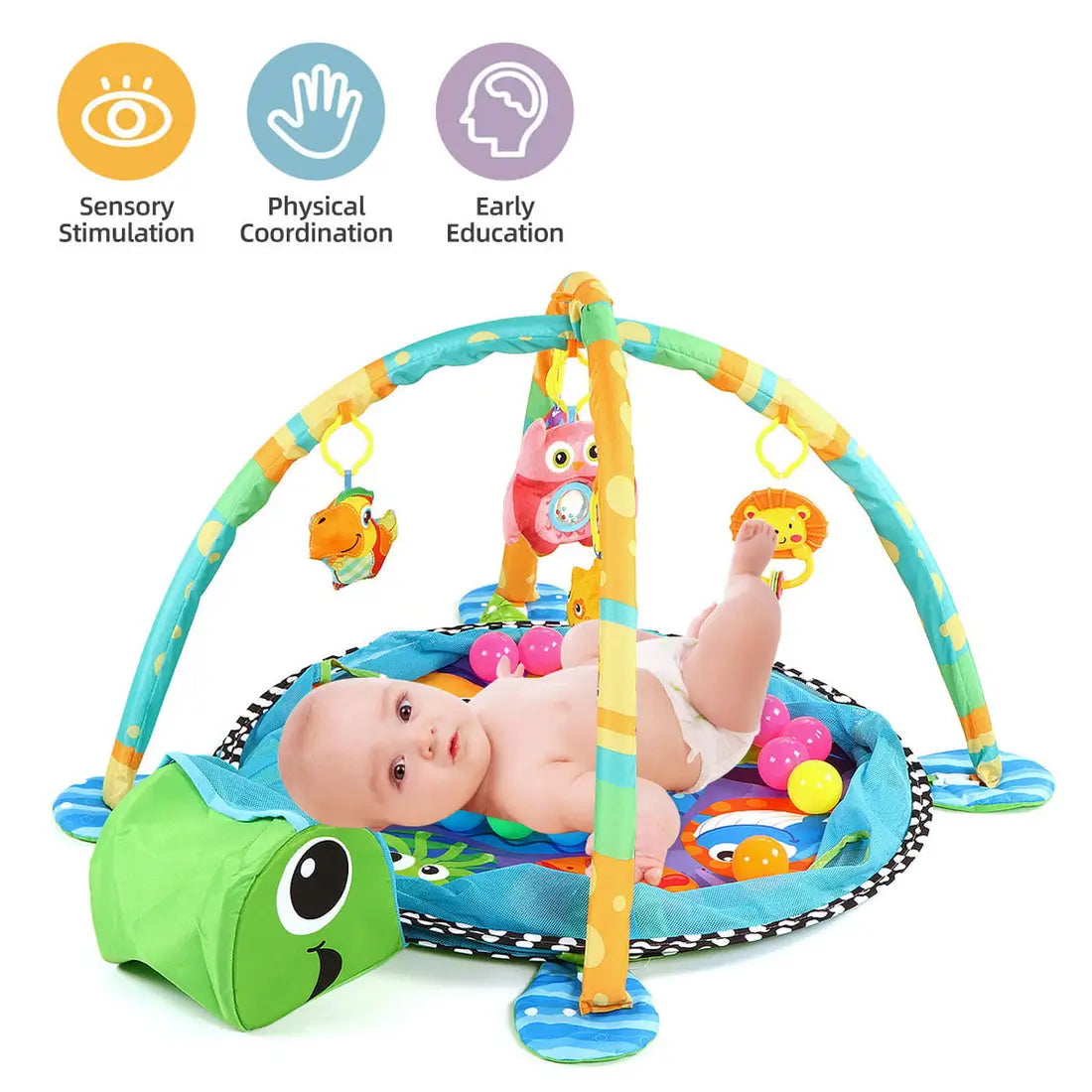 3 in 1 Baby gym play mat baby activity